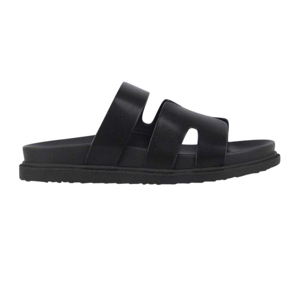 Miso Womens/Ladies Leather Slide / Black